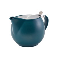 Matt Teal Porcelain Teapot